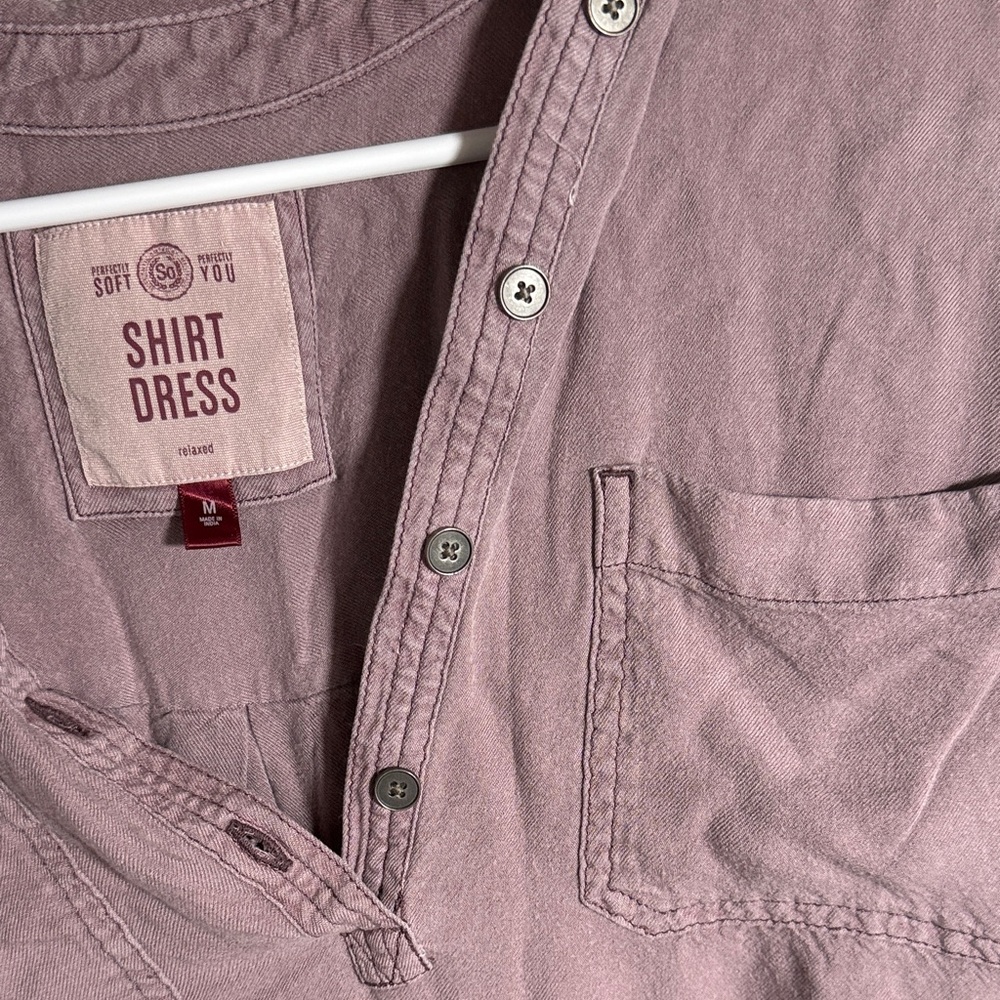 SO Women's Mauve Tunic Top - Picture 3 of 4